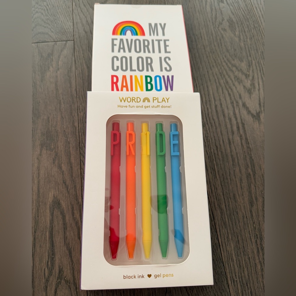 PRIDE Rainbow Gel Pens - Multicolor Set